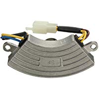 Regulador de voltaje - SODIAL(R) Regulador de voltaje gris 2 KW-3KW generador de gasolina automatico AVR carcasa de aluminio