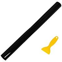 SODIAL 50 cm x 3 m Ventana Tinte pelicula Tenido Rollo Kit VLT Negro Ultravioleta-Prueba Resistente a los aranazo para Auto Coche casa Comercial transmision: 15%