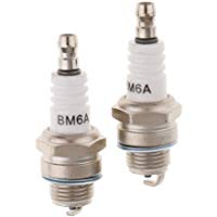 Perfeclan 2 piezas de motor est&aacute;ndar buj&iacute;a bm6a para motosierra cortadora de c&eacute;sped strimmer