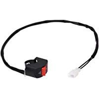 SODIAL(R) Interruptor Conmutador Conmutador De Faro Lu Para Manillar Moto Universal