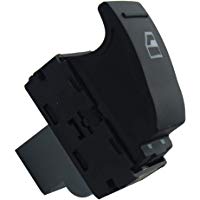 fgyhtyjuu Ventanilla &Uacute;nica Interruptor de bot&oacute;n Panel de Control Reemplazo para Transporter T5 T6 7E0959855 Negro