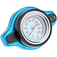 KKmoon Tapa Cubierta de Radiador Universal Termost&aacute;tica con Calibrador de Temperatura de Agua (0.9BAR, 1.1BAR, 1.3BAR)
