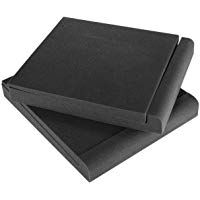 Neewer 2 Paquetes Almohadillas Aislamiento para Monitores de Estudio para Monitores 6,5",Fabricados con Espumas Ac&uacute;sticas Alta Densidad,33x26,5cm Compatible con Mayor&iacute;a Cajas de Altavoces 6,5"(Negro)