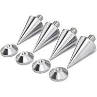 M6 Aluminio puntas / spikes de desacople para altavoces (Conjunto de cuatro)