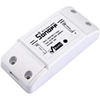 Docooler SONOFF 10A Bricolaje Inteligente WiFi General Modificaci&oacute;n de Control Remoto de Potencia Cierre con Smart APP