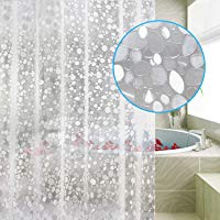 Carttiya Cortina Ba&ntilde;o, EVA Cortinas de Ducha/Ba&ntilde;era, Impermeable, Antimoho, Antibacteriano