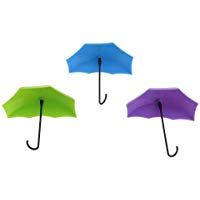 color&eacute; 3pcs paraguas ganchos de pared Perchas Decoraci&oacute;n Verde & Azul & P&uacute;rpura