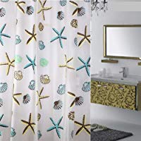 DECMAY Cortinas de Ba&ntilde;o Resistente al Agua Y al Moho,Poli&eacute;Ster Dise&ntilde;O Resistente E Impermeables, Cortinas de Ba&ntilde;o Incluye 12 Ganchos