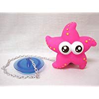 TAPON BA&Ntilde;ERA LAVABO BIDE FREGADERO BA&Ntilde;O FLOTADOR INFANTIL MARINE ADVENTURE TROOPERS GRACE ANIMAL MAR ESTRELLA DE MAR ROSA