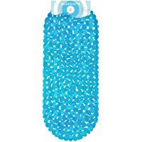 Circulators Alfombrilla para ba&ntilde;era 99&nbsp;x 39&nbsp;cm Azul Piedra Modern