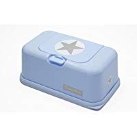 Funky Box FB04 Funkybox - Cajita para toallitas h&uacute;medas, color azul dise&ntilde;o estrella