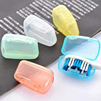 TrifyCore - 5 cepillos de Viaje para Cepillo de Dientes, Funda para Capucha, Senderismo, Camping, Limpiador de cepillos para Proteger