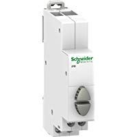 Schneider Electric A9E18034 Pulsadores IPB Doble 1No-1Nc, Verde y Rojo
