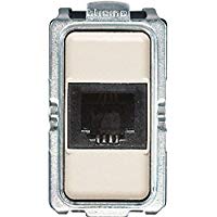 Bticino s5982&nbsp;F Serie Magic Conector telef&oacute;nico a 2&nbsp;Pares RJ11, Marfil