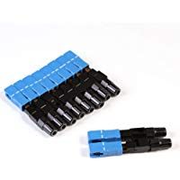 Wen y Cheng 10pcs/lot solo modo SC fibra &oacute;ptica multimodo Cable de/UPC FTTH SC r&aacute;pido conector r&aacute;pido