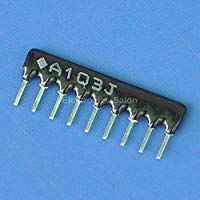200 piezas 470 OHM resistencia matriz de discos sofocadamente, SIP-9 levantaste de ion de litio.