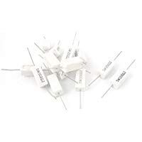 DealMux a14051200ux0774 15 piezas de cer&aacute;mica Resistencia axial Cemento de alimentaci&oacute;n, 300 Ohm 5W 5% Tolerancia