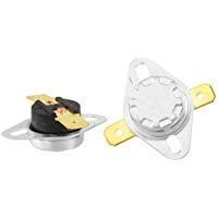 sourcingmap 2 PC KSD301 Temperatura interruptor controlado por termostato 88C NC reinicio autom&aacute;tico