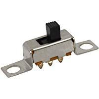 10pcs dc 50&nbsp;V 0.5&nbsp;A On/On 2&nbsp;Posici&oacute;n 1P2T SPDT Panel Interruptor Deslizante 3&nbsp;Solder Lug Pin