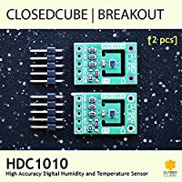 closedcube hdc1010&nbsp;baja potencia digital de alta precisi&oacute;n I2&nbsp;C Breakout con sensor de humedad y temperatura (2&nbsp;pcs)