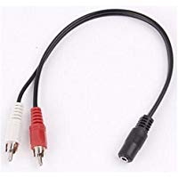 Hilai Adaptador DE 3,5&nbsp;mm Hembra a 2&nbsp;x 3&nbsp;Pines Macho 3,5&nbsp;mm para Divisor para Auriculares