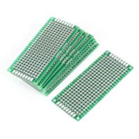 ARCELI 10PCS (3 x 7 cm) Placa PCB Universal de Doble Cara de prototipos Placa de Circuito Panel de circuitos para Soldadura de Bricolaje