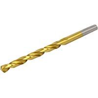 Sourcing Map agujeros 5.6&nbsp;mm chapado en titanio Dia varilla recta copas doble broca (
