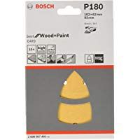 Bosch 2 608 607 405 - Juego de 10 hojas lijadoras (102 x 62, 93 mm, 180)