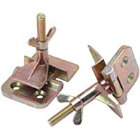 Walfront DIY 2 Unids/Set Abrazadera de la Bisagra de Mariposa Herramienta de Impresi&oacute;n de Seda de Metal