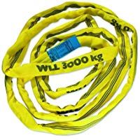 Braun 30031RS - Correa transportadora (poli&eacute;ster, resistencia: 3000 kg, 3 m), color amarillo