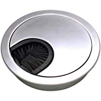 Pasacable redondo | 1 pieza | Sossai KDM1-AL | Dise&ntilde;o: aluminio | Di&aacute;metro: 60 mm | Material: metal