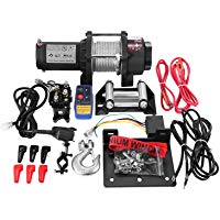 Cueffer Cabrestante El&eacute;ctrico Cable de Polipasto 12V Cabrestante de Cable de 1360kg/13500lbs Cabrestante El&eacute;ctrico con Control Remoto (1360 kg)