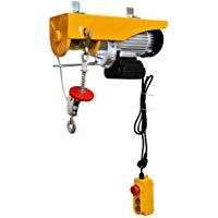 Polipasto El&eacute;ctrico 400/800 Kg para Elevacion (Potencia del motor: 1450 W, Max. Altura de elevaci&oacute;n: 12 m, Construcci&oacute;n robusta, Di&aacute;metro de la cuerda de acero: 6 mm)