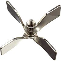 Neolab 2-~2376 Mezclador de aletas de acero inoxidable para ca&ntilde;a de mezclar 6 mm Cabeza RECHTW 50 mm de di&aacute;metro