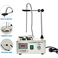 TOPQSC Agitador Magn&eacute;tico 85-2 Agitadores Magn&eacute;tico con Placa Calefactora, Mezclador agitador de laboratorio, 300W, 1000ml