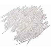 SUNXIN Lote de 100 Pipetas de 5 ml, de polietileno, pl&aacute;stico, transparente