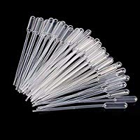 SUNXIN Lote de 100 Pipetas de 2 ml, de polietileno, pl&aacute;stico, transparente