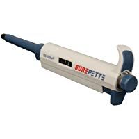 AccuBioTech/Accu-Tell Surepette - Micropipeta de volumen variable ajustable, 32 x 12 x 27, blanco, 1
