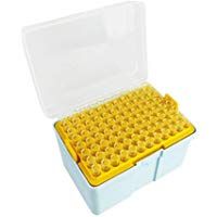 Tansoole Puntas de Pipeta para Laboratorio Universales 200&mu;L amarillo, en caja