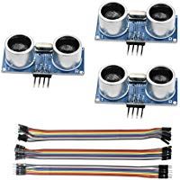 KeeYees 3PCS Sensor Ultrasonidos, M&oacute;dulo Ultras&oacute;nico HC-SR04 Sensores de Distancia para Raspberry Pi Arduino Uno MEGA2560 Robot XBee ZigBee