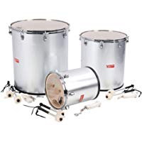 Percussion Plus pp780&nbsp;Samba drums en plata mate acabado (Set de 3)