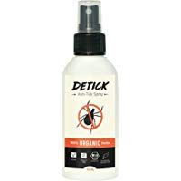 Spray contra las garrapatas y pulgas 100% natural DETICK | 100ml para ni&ntilde;os y adultos | Producto en aerosol biol&oacute;gico para el hogar | repelente de garrapatas y pulgas en aerosol