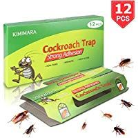 Kimimara Cucaracha Trampas, 12 Pcs Trampas para cucarachas con Cebo Incluido, para el Control de Plagas en el Hogar Matar Cucarachas Hormigas Ara&ntilde;as y Otros Insectos