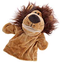 Juguete de Marioneta de Mano Leones Animales Herramientas Limpieza