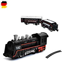 El&eacute;ctrico de ferrocarril Starter Set, Tren, locomotora de vapor, Simulaci&oacute;n de sonido, modelo de locomotora