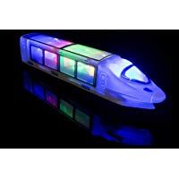 Ferrocarril el&eacute;ctrico para ni&ntilde;os - Con iluminaci&oacute;n LED y m&uacute;sica. Gran regalo de Navidad y de cumplea&ntilde;os. Regalo para ni&ntilde;os desde y mayores de 3 a&ntilde;os.