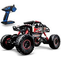Geekper 1:16 4WD Coche RC El&eacute;ctrico Todoterreno Control Remoto RTR Buggy Monster Truck 2.4 GHz de Alta Velocidad con 1 bater&iacute;a Recargable. Color (Rojo)