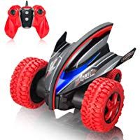 MaxTronic 2.4GHz Coche Radio Control Remoto, 30KM/h LED Exclusivo 360 Grados de Rebote Duradero Coche Teledirigido Monster Vehicle RC para Ni&ntilde;os y Adultos