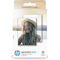 HP Sprocket Plus ZINK - Pack de 20 papeles fotogr&aacute;ficos, 5.8 x 8.7 cm
