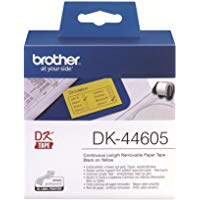 Brother DK44605 - Etiquetas, color amarillo
